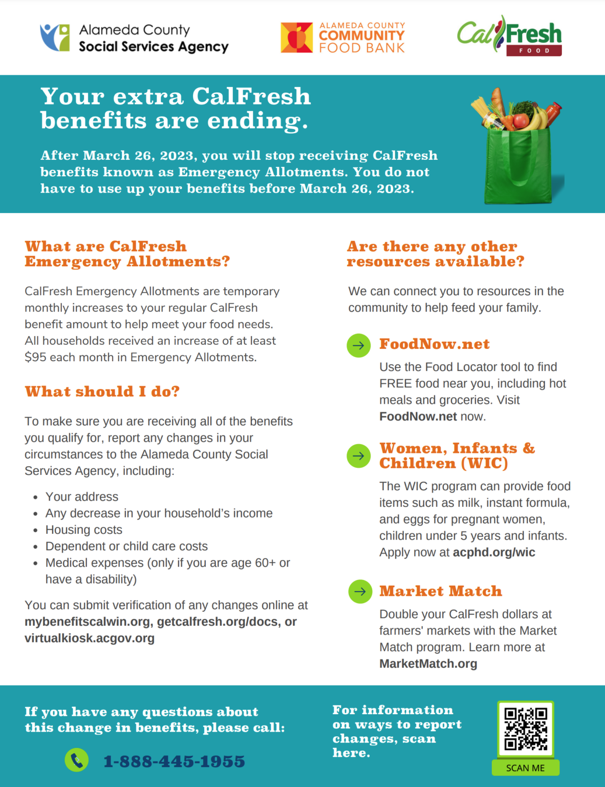 CalFresh Benefits Food Now Program