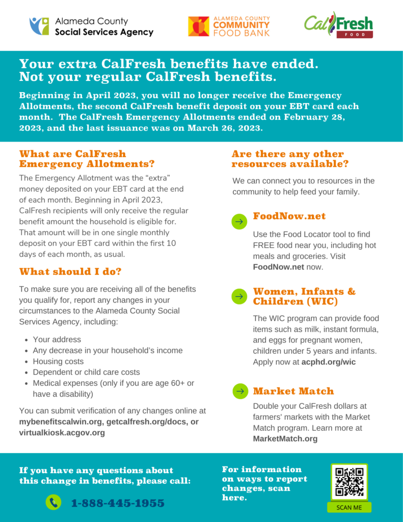CalFresh Benefits Food Now Program